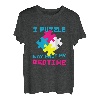 Funny I Puzzle Way Past My Bedtime Puzzler T-Shirt