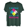 Funny I Puzzle Way Past My Bedtime Puzzler T-Shirt