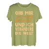 Gib mir Holz und ich verändere die Welt T-Shirt