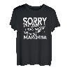 Marimba Sorry I'm Late Marching Band spielt Vibraphone T-Shirt