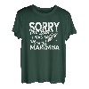 Marimba Sorry I'm Late Marching Band spielt Vibraphone T-Shirt
