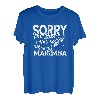 Marimba Sorry I'm Late Marching Band spielt Vibraphone T-Shirt