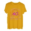 Damen Vintage Entspannt Euch 40 Jahre Geschenk 40. Geburtstag Frau T-Shirt