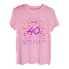 Damen Vintage Entspannt Euch 40 Jahre Geschenk 40. Geburtstag Frau T-Shirt
