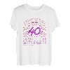 Damen Vintage Entspannt Euch 40 Jahre Geschenk 40. Geburtstag Frau T-Shirt