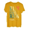 Run Forest Run Lustiger Holzfäller-Kettensägen-Baumkescher T-Shirt