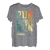 Run Forest Run Lustiger Holzfäller-Kettensägen-Baumkescher T-Shirt