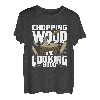 Schneiden von Holz und sieht gut aus T-Shirt