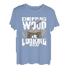 Schneiden von Holz und sieht gut aus T-Shirt