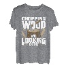 Schneiden von Holz und sieht gut aus T-Shirt