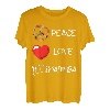 Love Peace Marimba Herz spielendes Vibraphon-Marschband T-Shirt