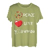 Love Peace Marimba Herz spielendes Vibraphon-Marschband T-Shirt