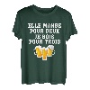 Sie isst für zwei ich holz für drei T-Shirt