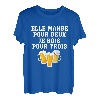 Sie isst für zwei ich holz für drei T-Shirt