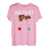 Holz Ruft An Telefon Holzfäller Holzarbeit Waldarbeit Forst T-Shirt