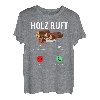 Holz Ruft An Telefon Holzfäller Holzarbeit Waldarbeit Forst T-Shirt