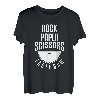 Herren Rock Paper Schere Tischsäge Holzbearbeitung Holz Tischler T-Shirt
