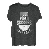 Herren Rock Paper Schere Tischsäge Holzbearbeitung Holz Tischler T-Shirt