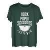 Herren Rock Paper Schere Tischsäge Holzbearbeitung Holz Tischler T-Shirt