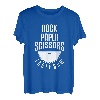 Herren Rock Paper Schere Tischsäge Holzbearbeitung Holz Tischler T-Shirt