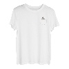 Süßer Western-Holz-Pewee in einer Tasche, lustige Vogelbeobachtung T-Shirt