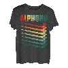 Alphorn Retro Musikinstrument in Schweiz Alpen Souvenir T-Shirt