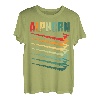 Alphorn Retro Musikinstrument in Schweiz Alpen Souvenir T-Shirt