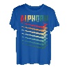 Alphorn Retro Musikinstrument in Schweiz Alpen Souvenir T-Shirt