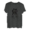 Die mit dem Hund geht Damen Frauen Hunde Spruch T-Shirt T-Shirt