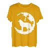 Wolf und Mond Silhouette Wölfe Spruch T-Shirt