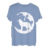 Wolf und Mond Silhouette Wölfe Spruch T-Shirt