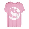 Wolf und Mond Silhouette Wölfe Spruch T-Shirt