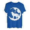Wolf und Mond Silhouette Wölfe Spruch T-Shirt