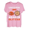 Sägespäne sind Männer Glitzer Waldarbeiter lustig Holzfäller T-Shirt
