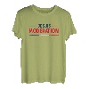 Ich Bois Immer Mit Moderation, Ich bin Moderation Bier T-Shirt