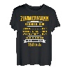 Zimmermann Holz Säge Geschenk Stundenlohn T-Shirt