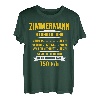 Zimmermann Holz Säge Geschenk Stundenlohn T-Shirt