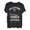Holzspäne sind Männer glitzer T-Shirt