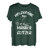 Holzspäne sind Männer glitzer T-Shirt