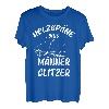 Holzspäne sind Männer glitzer T-Shirt