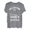 Holzspäne sind Männer glitzer T-Shirt
