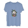 Niedlicher Happy Kawaii Panda im chinesischen Bambuswald T-Shirt