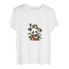 Niedlicher Happy Kawaii Panda im chinesischen Bambuswald T-Shirt