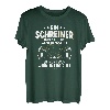 Ein Schreiner Hört Nicht Auf Wenn Er Müde Ist Tischler Holz T-Shirt