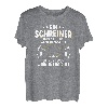 Ein Schreiner Hört Nicht Auf Wenn Er Müde Ist Tischler Holz T-Shirt