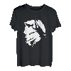 Wolf und Mond Silhouette Wölfe Spruch T-Shirt