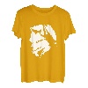 Wolf und Mond Silhouette Wölfe Spruch T-Shirt