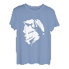 Wolf und Mond Silhouette Wölfe Spruch T-Shirt