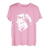 Wolf und Mond Silhouette Wölfe Spruch T-Shirt
