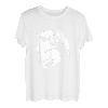 Wolf und Mond Silhouette Wölfe Spruch T-Shirt